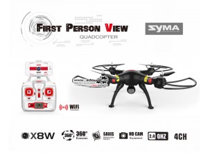 Syma x8w FPV - дрон с WiFi камерой HD+