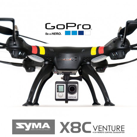 SYMA X8C + экшн камера GOPRO
